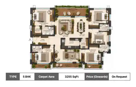 5 BHK 3255 SqFt